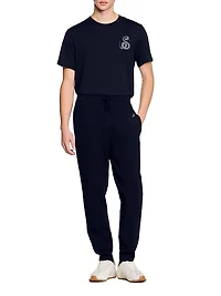Joggers with Snake Detail