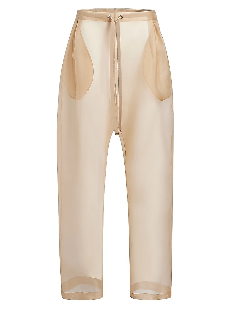 Trenton Sheer Silk Pants
