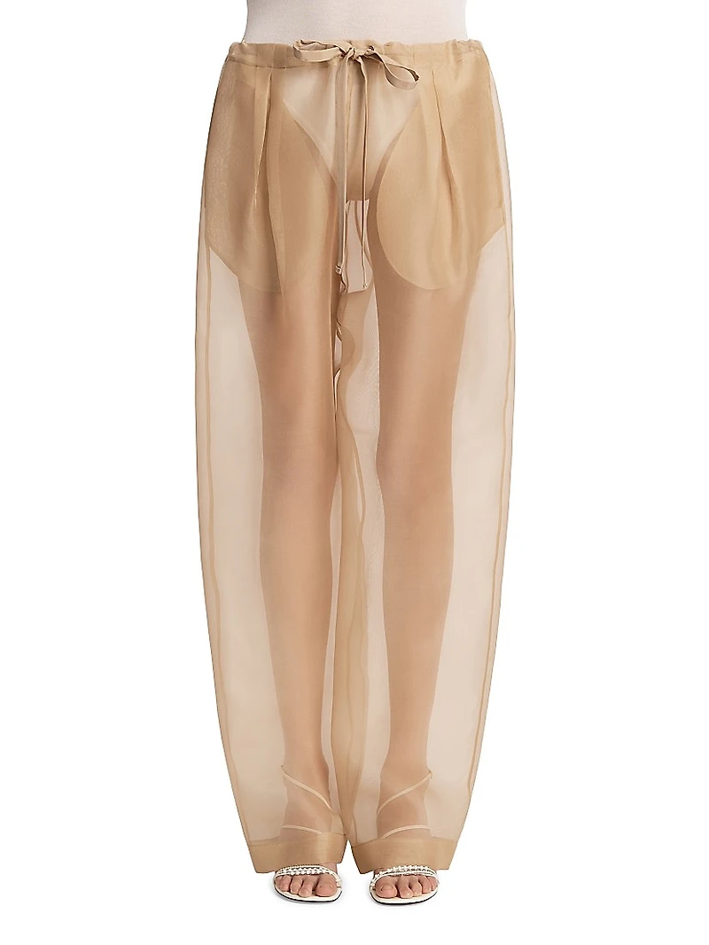 Trenton Sheer Silk Pants