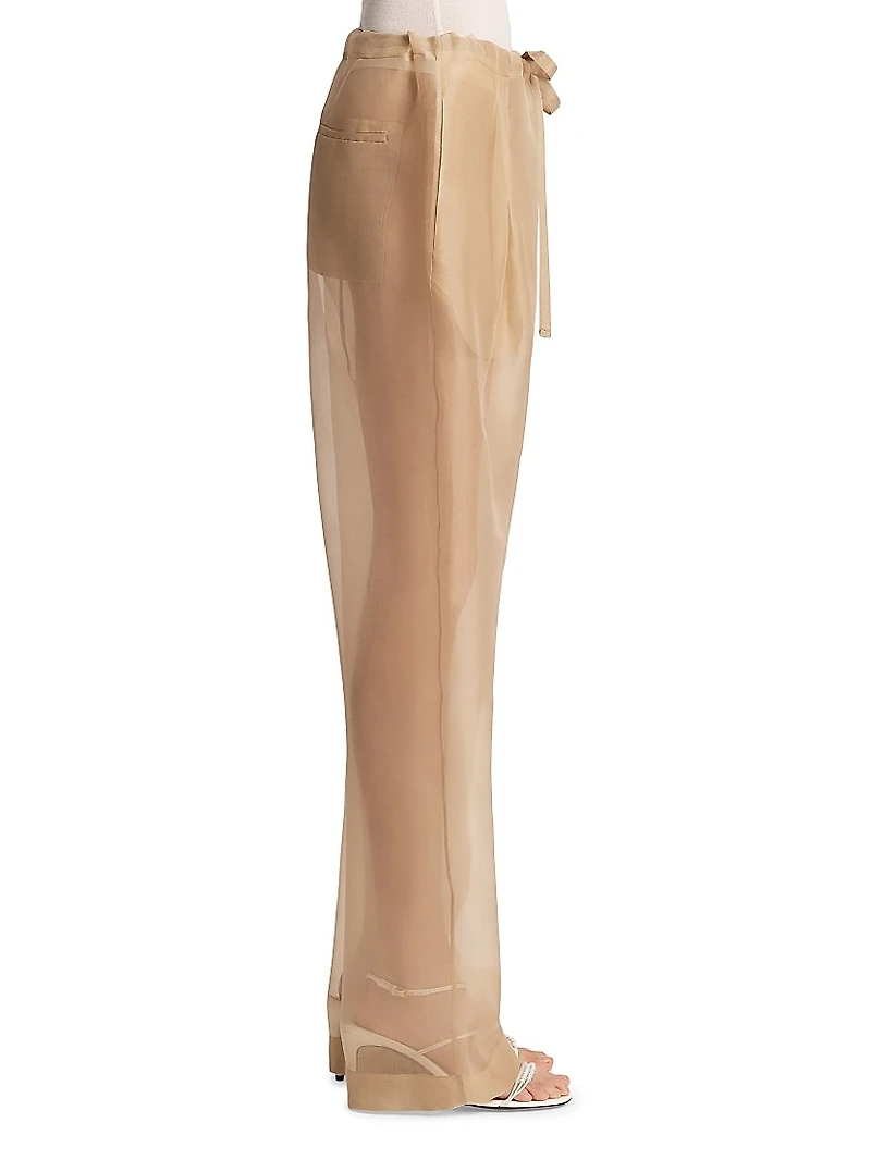 Trenton Sheer Silk Pants