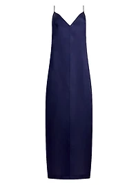 Tulula Silk V-Neck Maxi Dress