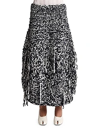Inna Cotton-Blend Tweed Maxi Skirt