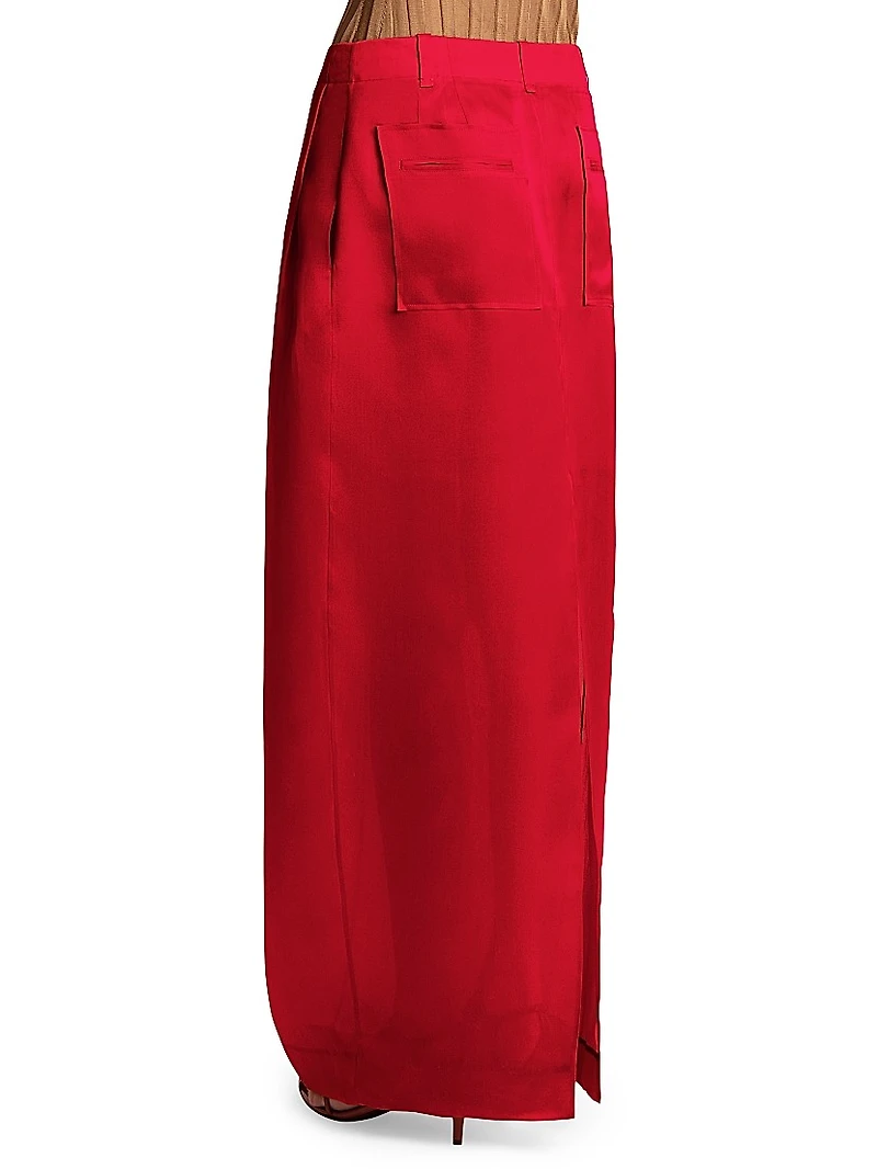 Lucian Silk Maxi Skirt