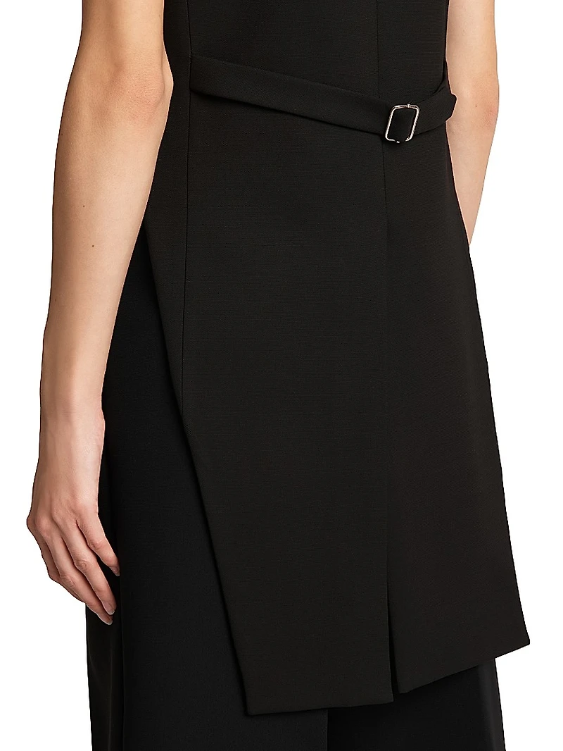 Orville High-Low Hem Double-Breasted Vest