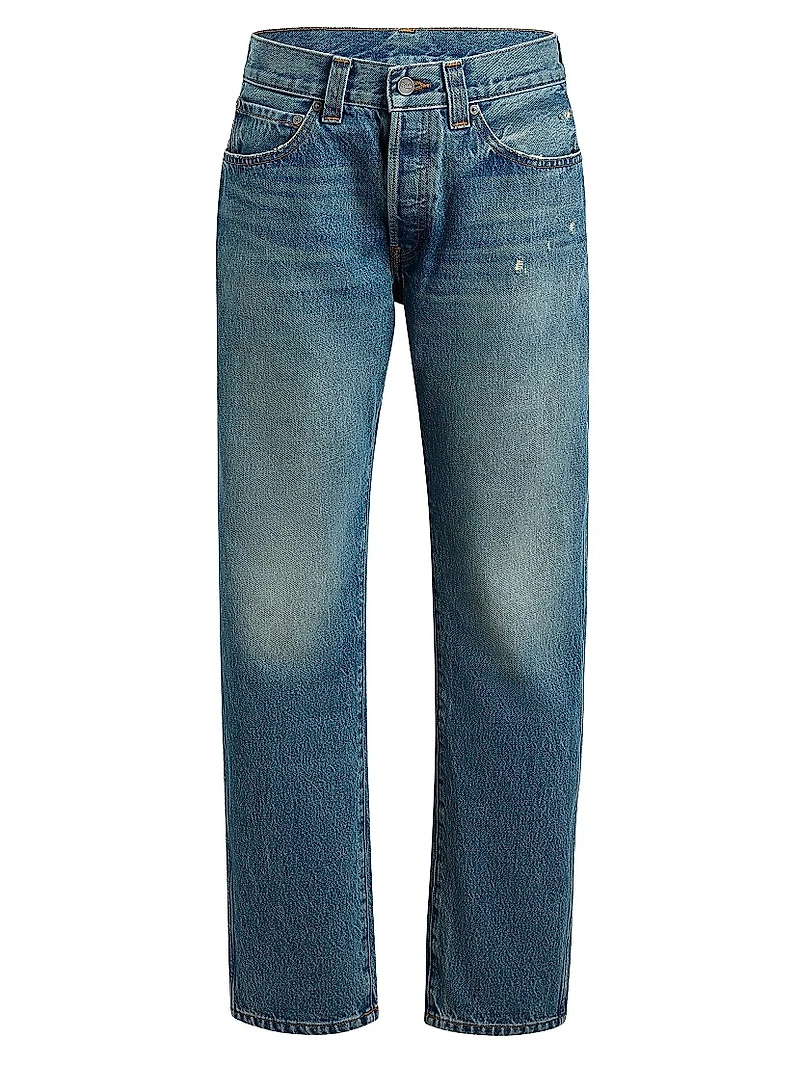 Callum High-Rise Straight-Leg Jeans