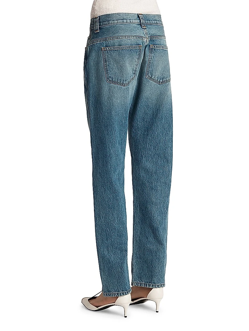 Callum High-Rise Straight-Leg Jeans