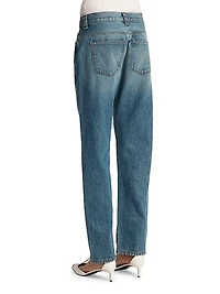 Callum High-Rise Straight-Leg Jeans