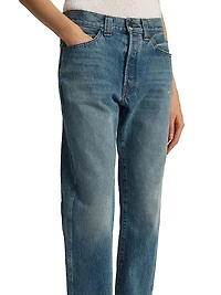 Callum High-Rise Straight-Leg Jeans
