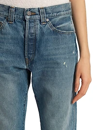 Callum High-Rise Straight-Leg Jeans