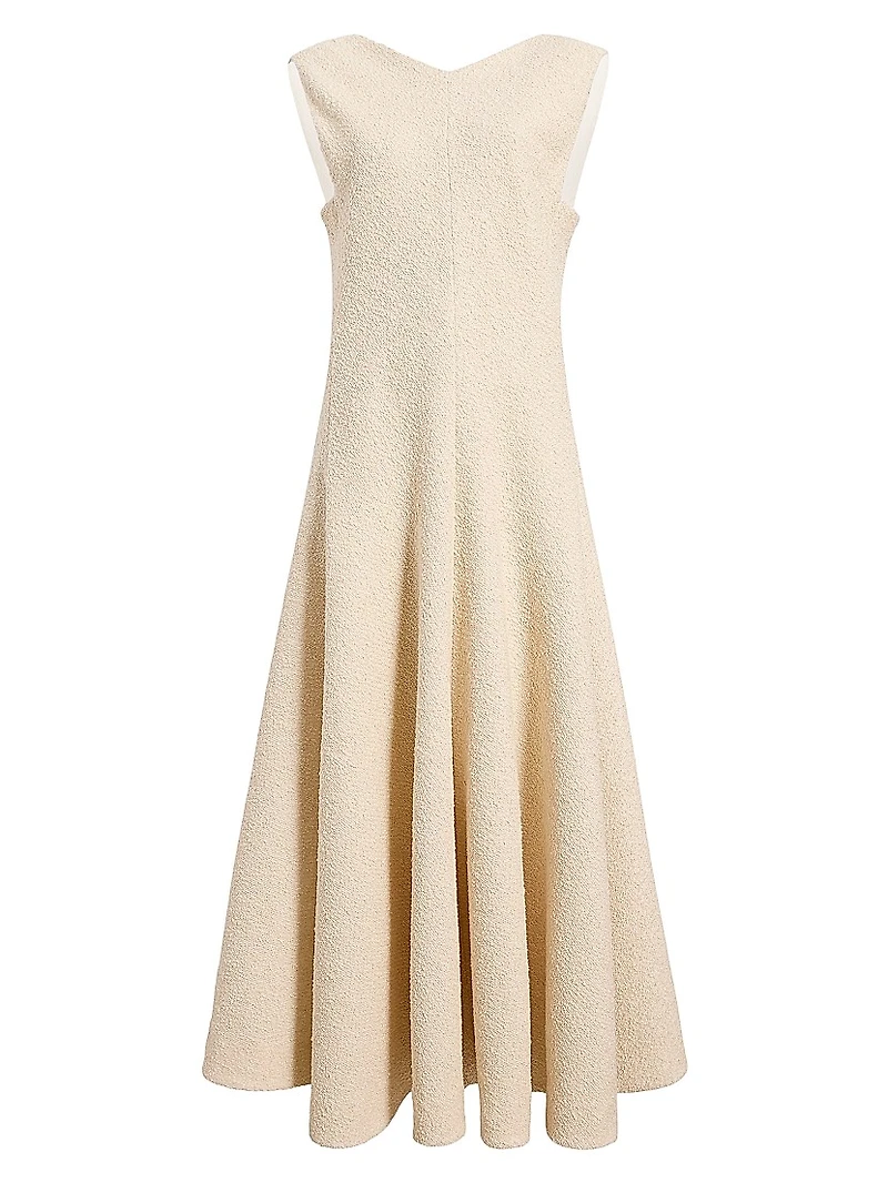 Mellie Cotton-Blend Sleeveless Midi-Dress