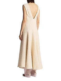 Mellie Cotton-Blend Sleeveless Midi-Dress