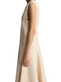 Mellie Cotton-Blend Sleeveless Midi-Dress