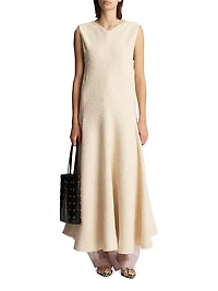 Mellie Cotton-Blend Sleeveless Midi-Dress