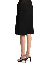 Laden Pleated Wide-Leg Shorts