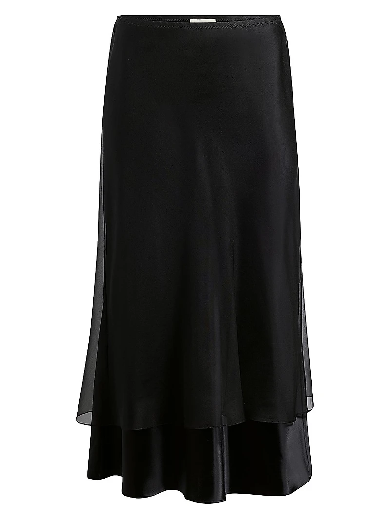 Monina Layered Midi-Skirt