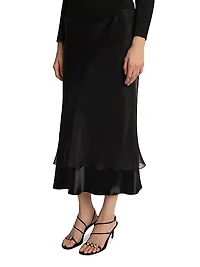 Monina Layered Midi-Skirt
