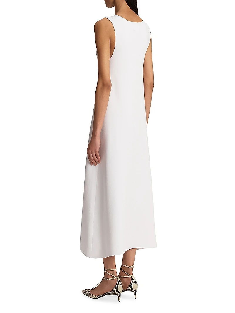 Keran V-Neck Midi-Dress