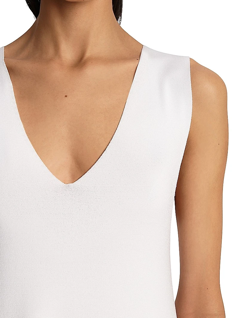 Keran V-Neck Midi-Dress