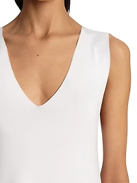 Keran V-Neck Midi-Dress