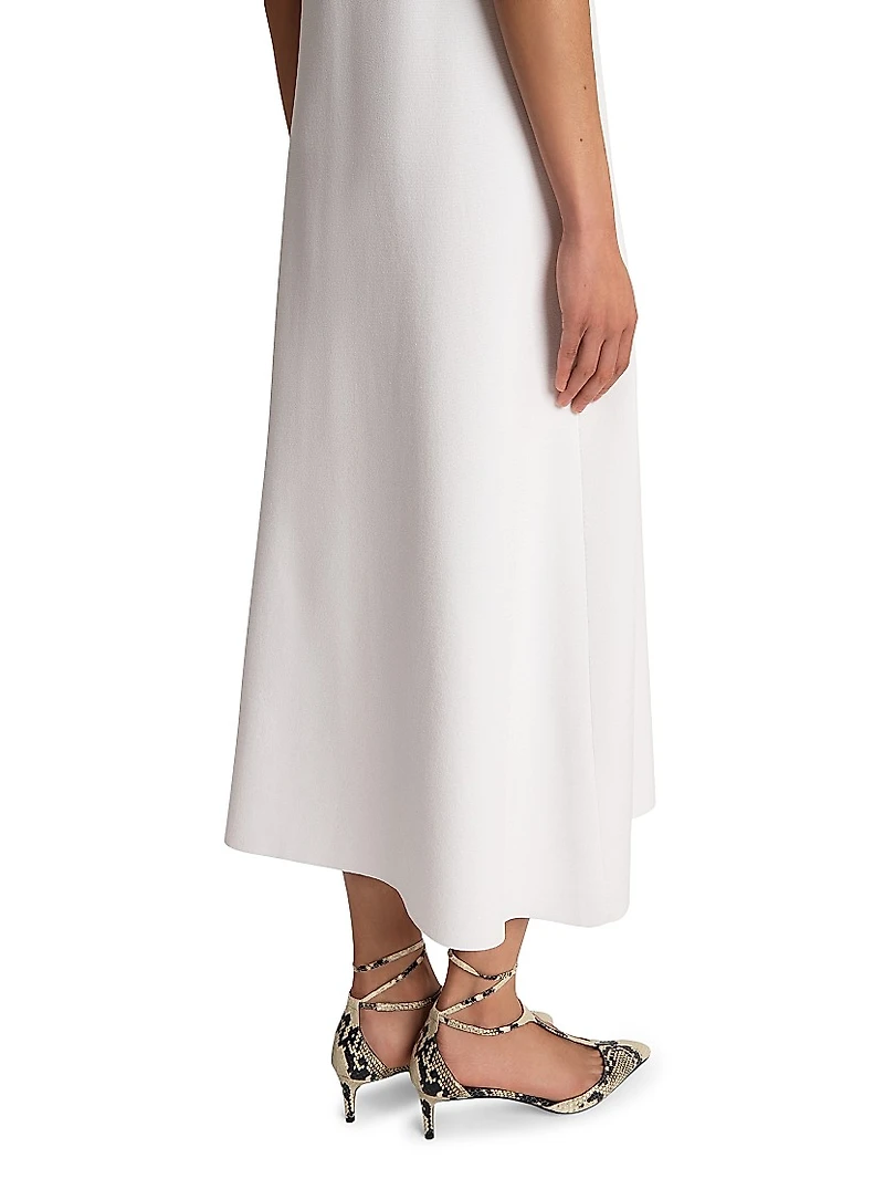 Keran V-Neck Midi-Dress