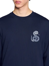 Jacket with Snake Detail