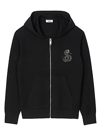 Snake Zip Hoodie
