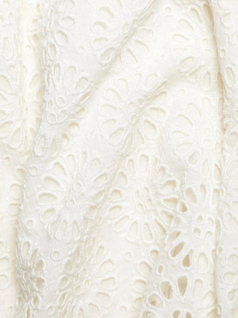 Moni Eyelet Drawstring Shorts