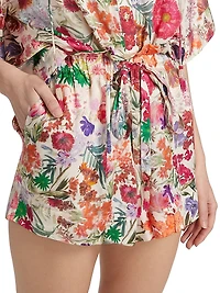 Moni Floral Paperbag Shorts