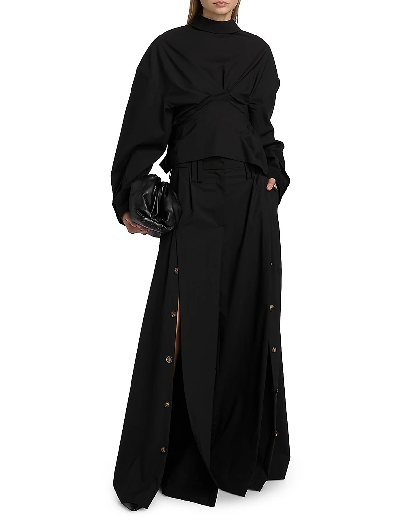 Twisted Stretch Wool Shirt