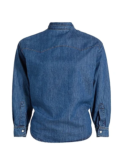 Back To Front Denim Shirt