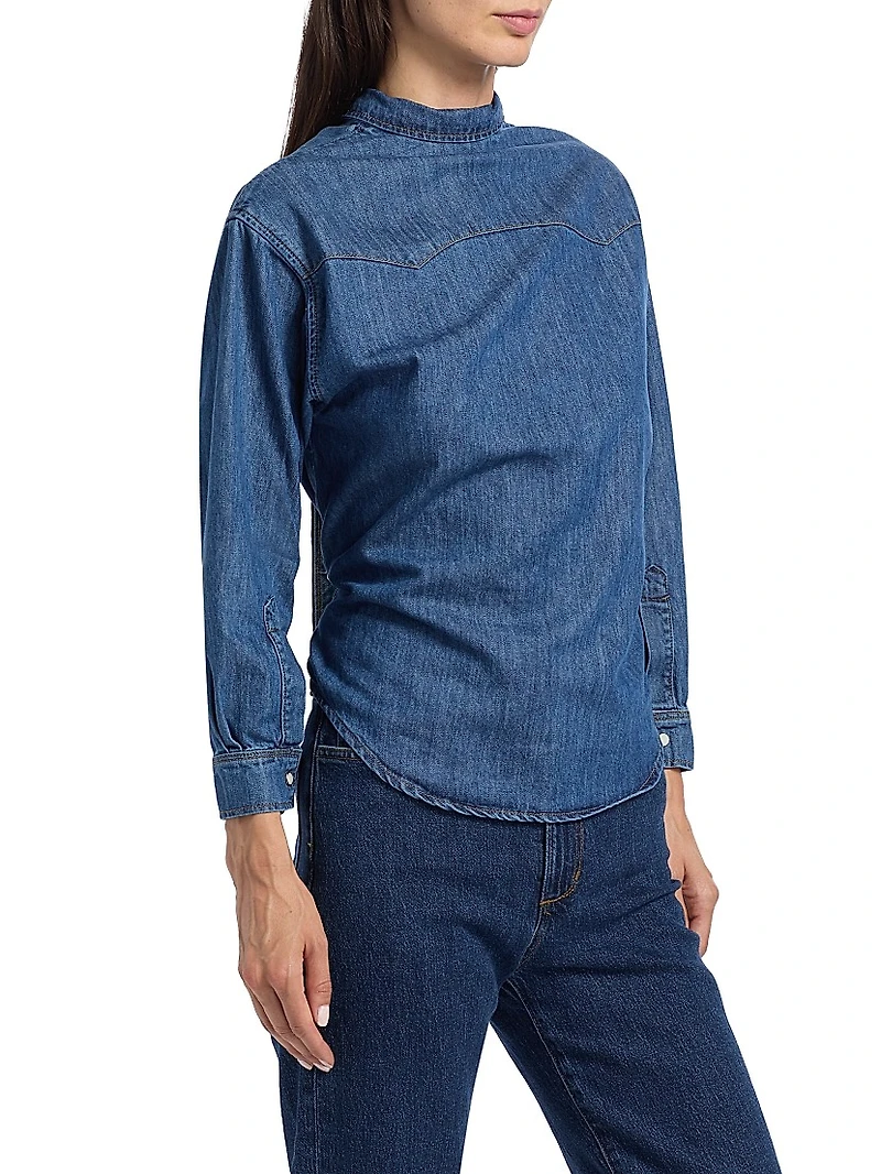 Back To Front Denim Shirt