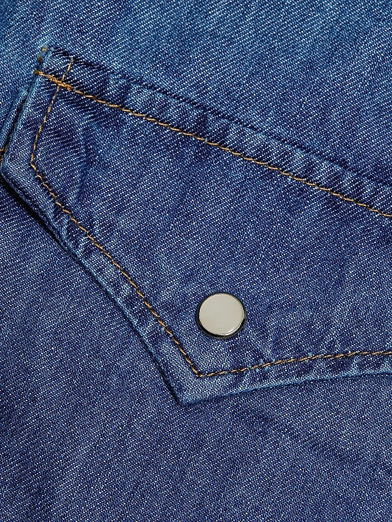 Back To Front Denim Shirt