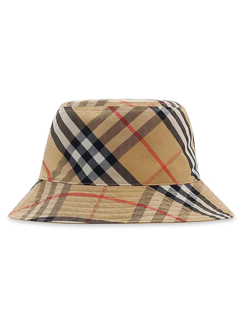 Reversible Gabardine Bucket Hat