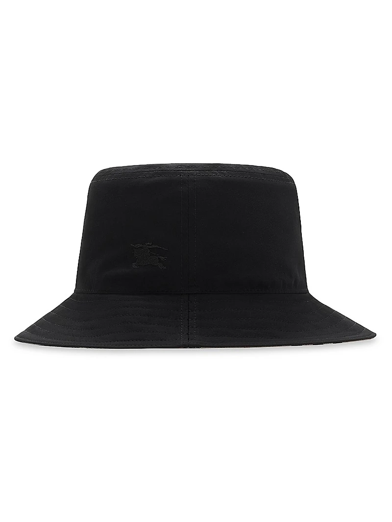 Reversible Gabardine Bucket Hat