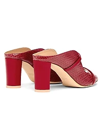 Norah 70MM Leather Block Heel Sandals