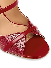 Norah 70MM Leather Block Heel Sandals