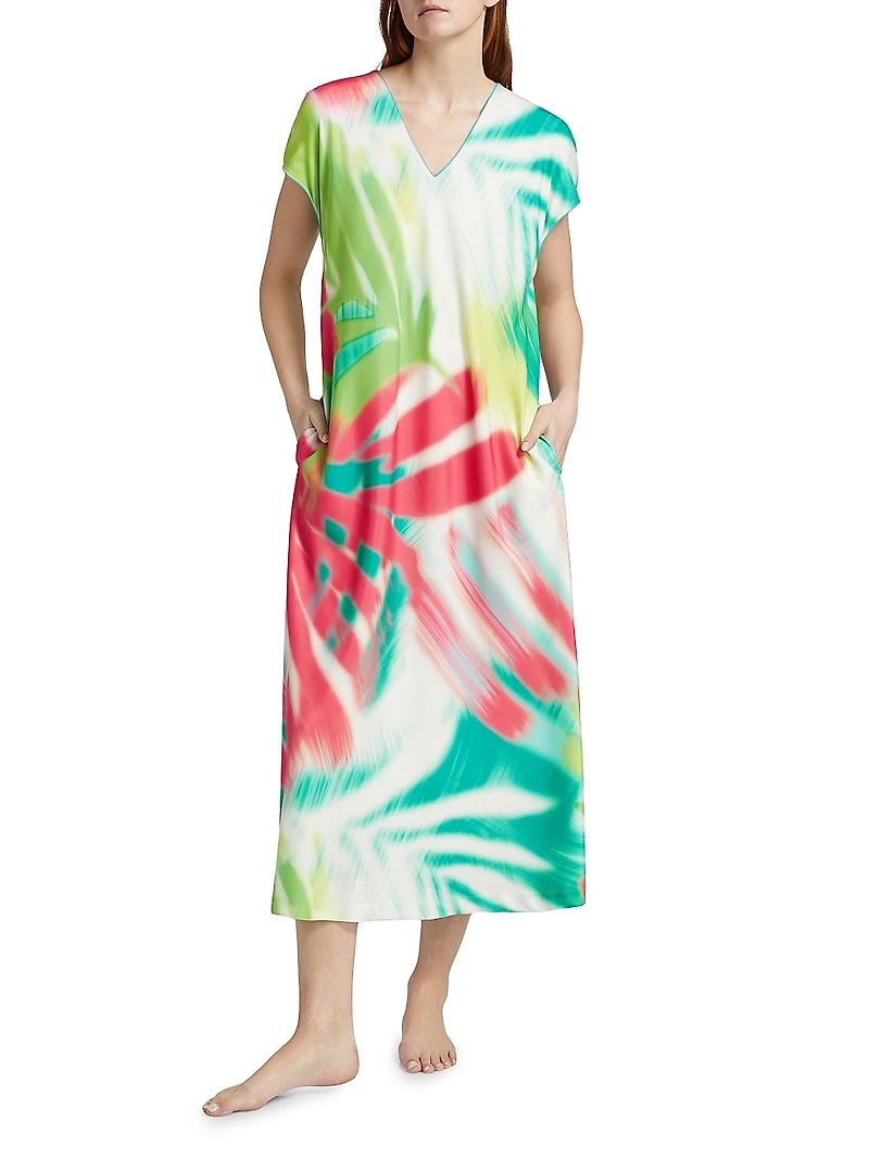 Usami V-Neck Relaxed Caftan