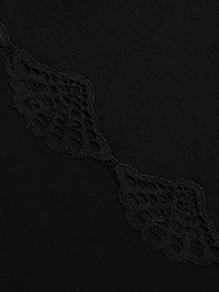 Bliss Serenity Lace-Trimmed Cotton Jersey Pajamas