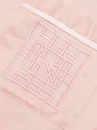 Embroidered Essentials Cotton Sateen Short Pajamas