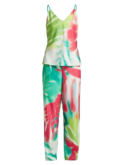 Usami Tropical-Printed Pajamas