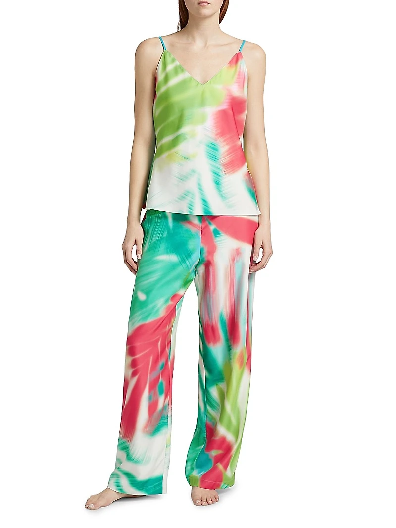 Usami Tropical-Printed Pajamas