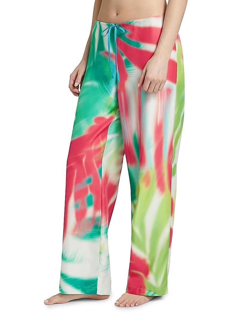 Usami Tropical-Printed Pajamas