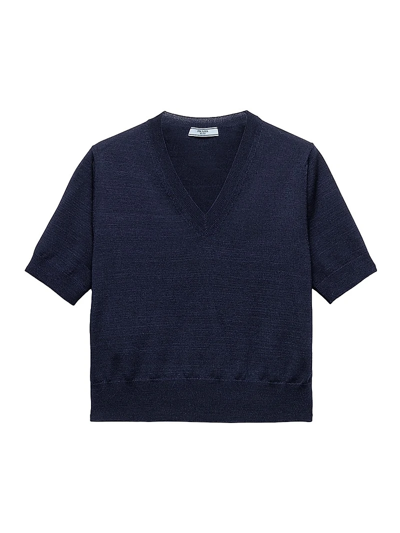 V-Neck Wool Sweater