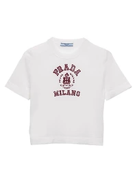 Cashmere Intarsia T-Shirt