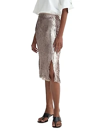 Embellished Fringe Skirt