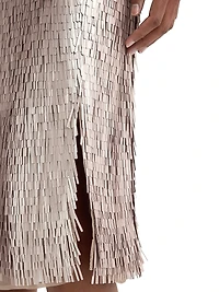 Embellished Fringe Skirt