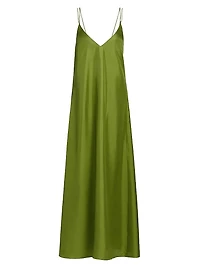 Silk Slip Maxi Dress