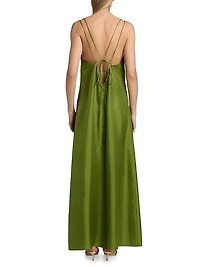 Silk Slip Maxi Dress