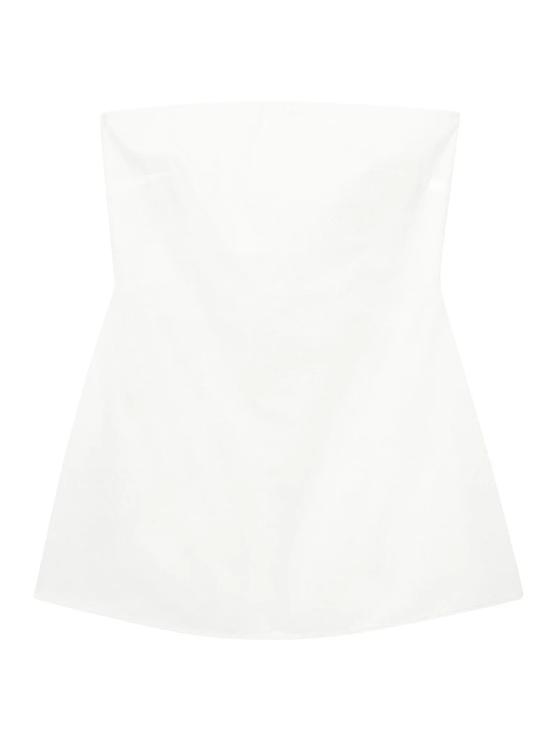 Poplin Bustier Top