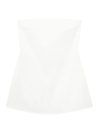 Poplin Bustier Top